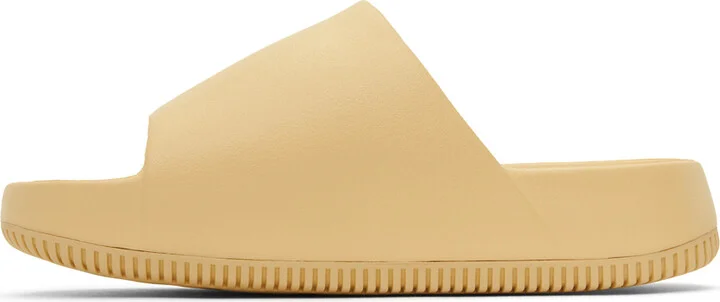 Nike Beige Calm Pool Slides - Image 3