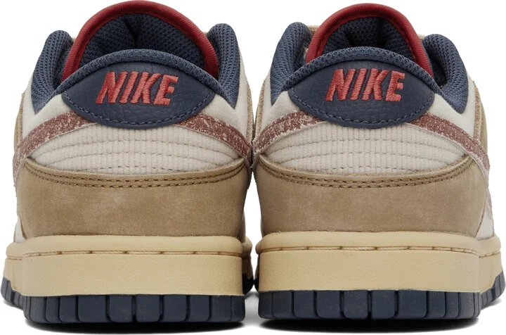 Nike Beige Dunk Low Retro SE Sneakers - Image 2