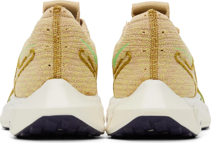 Nike Beige & Green Pegasus Turbo Next Nature Sneakers - Image 2