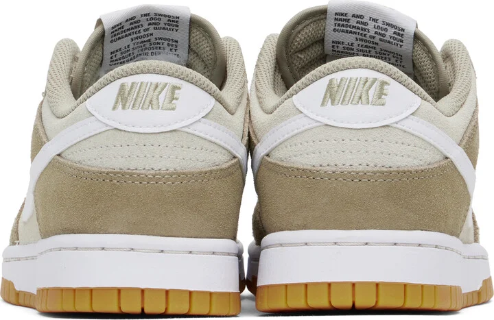 Nike Beige Nike Dunk Low Retro SE Sneakers - Image 2