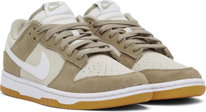 Nike Beige Nike Dunk Low Retro SE Sneakers - Image 4