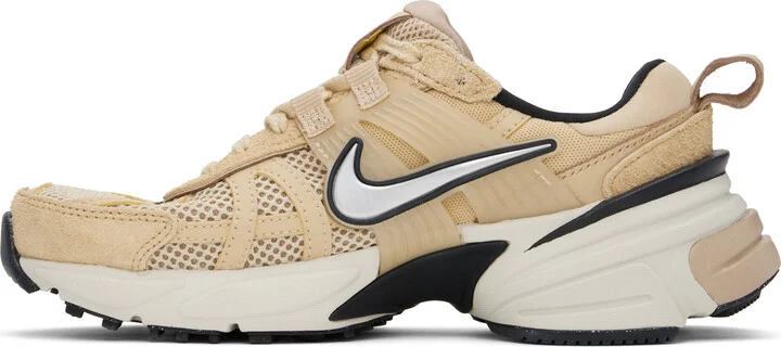 Nike Beige V2K Run Sneakers - Image 3