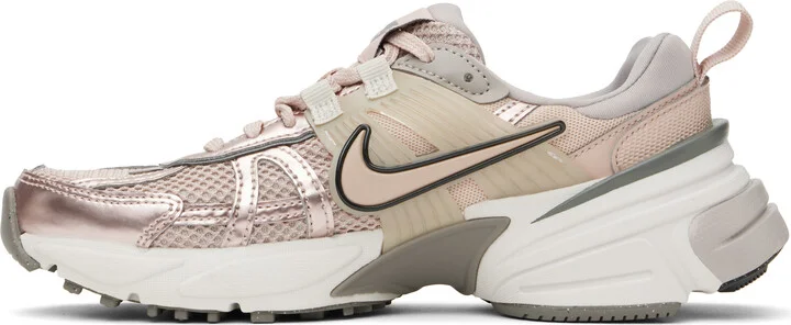 Nike Beige V2K Run Sneakers - Image 3
