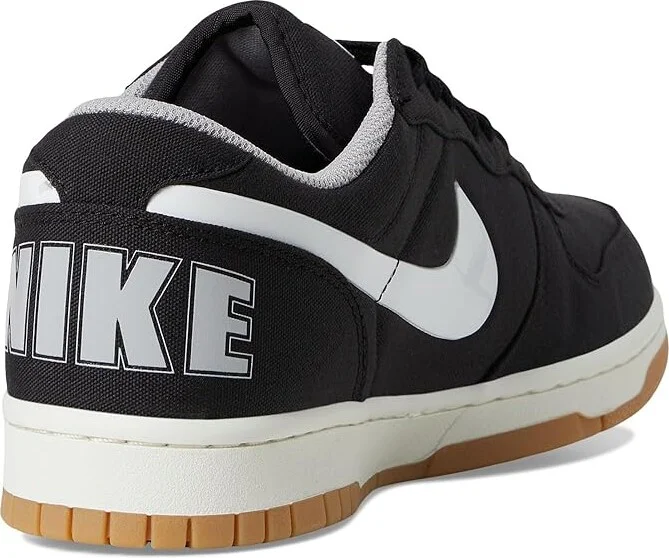 Nike Big Low Lux Men's Shoes Black/Sail/Matte Silver/Gum Light Brown : 8 D - Medium, Faux Leather - Image 4
