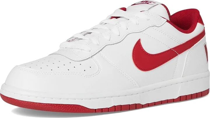 Nike Big Low Men's Cross Training Shoes White/Gym Red : 11.5 D - Medium, Leather - Image 5