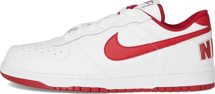 Nike Big Low Men's Cross Training Shoes White/Gym Red : 11.5 D - Medium, Leather - Image 6
