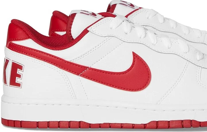 Nike Big Low Men's Cross Training Shoes White/Gym Red : 11.5 D - Medium, Leather - Image 7