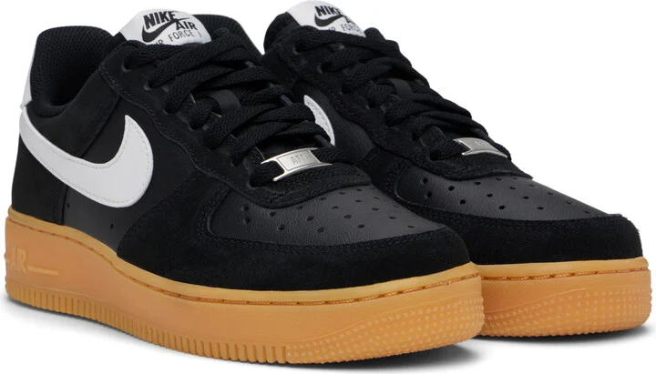 Nike Black Air Force 1 '07 LV8 Sneakers - Image 4