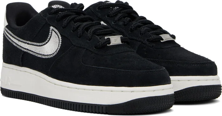 Nike Black Air Force 1 '07 LV8 Sneakers - Image 4
