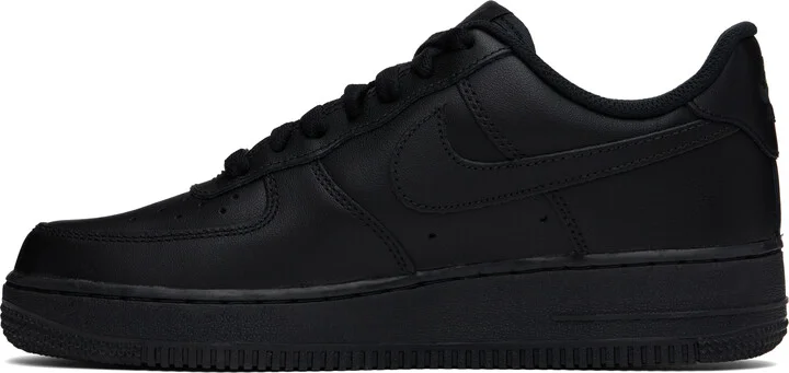 Nike Black Air Force 1 '07 Sneakers - Image 3