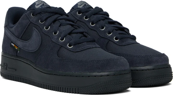 Nike Black Air Force 1 '07 Sneakers - Image 4