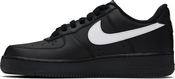 Nike Black Air Force 1 '07 Sneakers - Image 3