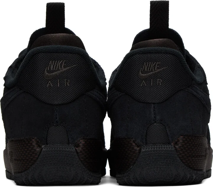 Nike Black Air Force 1 Wild Sneakers - Image 2