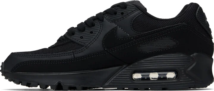 Nike Black Air Max 90 Sneakers - Image 3