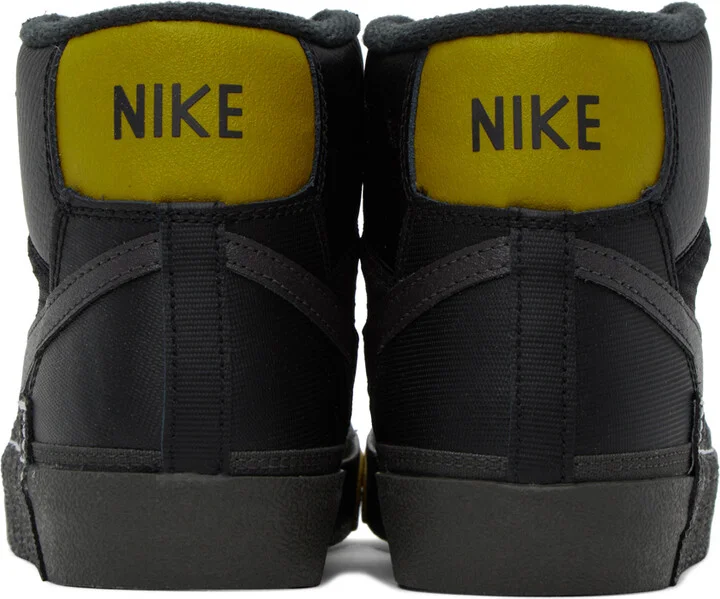 Nike Black Blazer Mid Pro Club Sneakers - Image 2