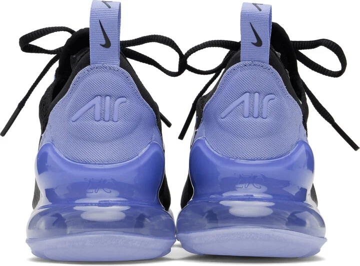 Nike Black & Blue Air Max 270 Sneakers - Image 2
