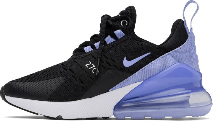 Nike Black & Blue Air Max 270 Sneakers - Image 3