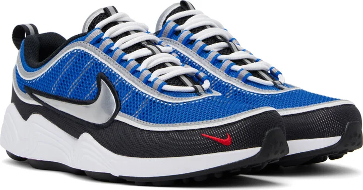 Nike Black & Blue Air Zoom Spiridon Sneakers - Image 4
