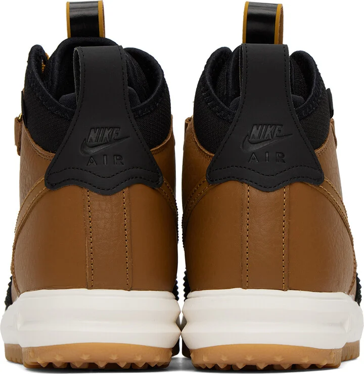 Nike Black & Brown Lunar Force 1 Sneakers - Image 2