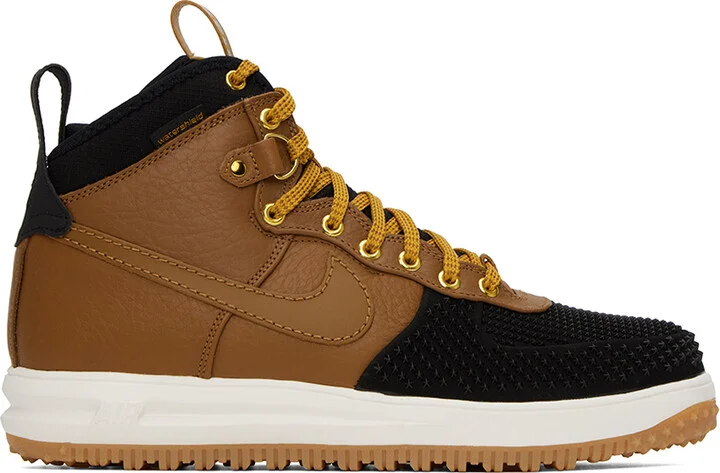 Nike Black & Brown Lunar Force 1 Sneakers