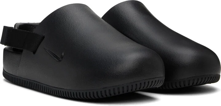 Nike Black Calm Mules - Image 4