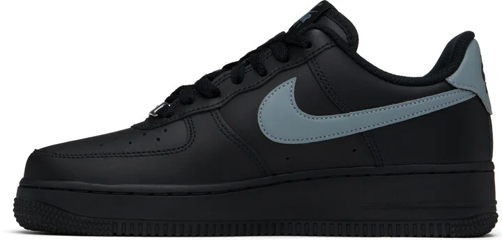 Nike Black & Gray Air Force 1 '07 Sneakers - Image 3