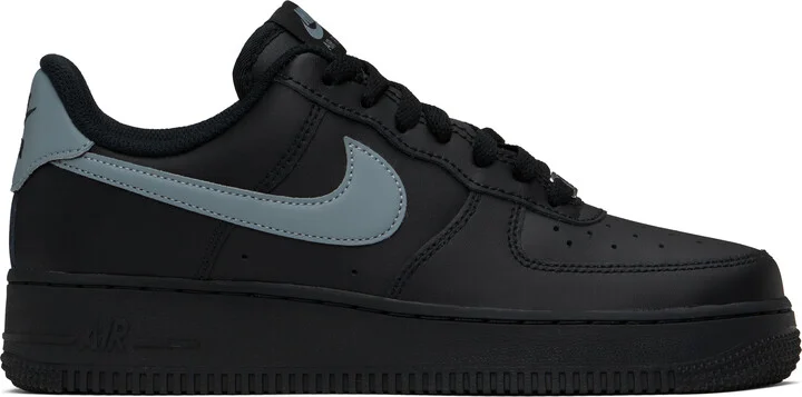 Nike Black & Gray Air Force 1 '07 Sneakers