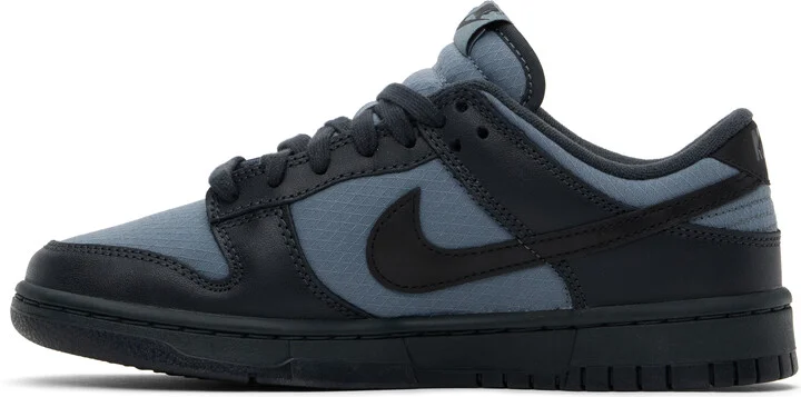 Nike Black & Gray Dunk Low Retro SE Sneakers - Image 3