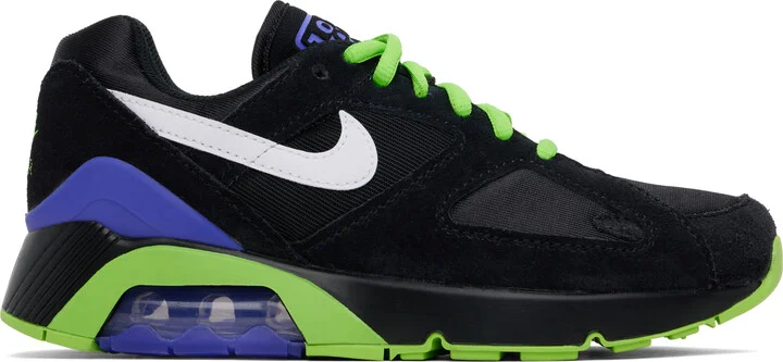 Nike Black & Green Air Max 180 Beetlejuice Sneakers