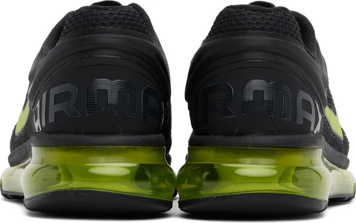 Nike Black & Green Air Max 2013 Sneakers - Image 2
