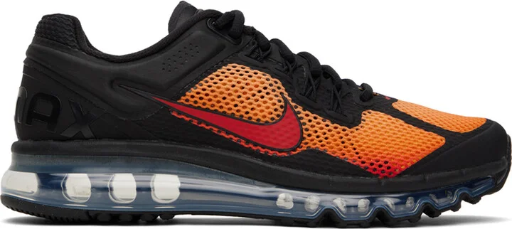 Nike Black & Orange Air Max 2013 Sneakers
