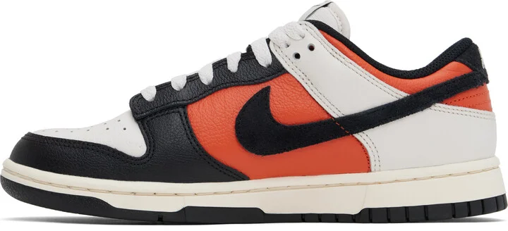 Nike Black & Orange Dunk Low Retro Sneakers - Image 3