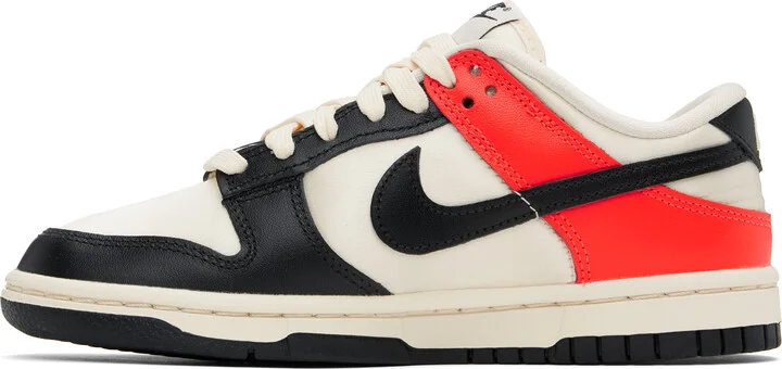 Nike Black & Pink Dunk Low SE Sneakers - Image 3