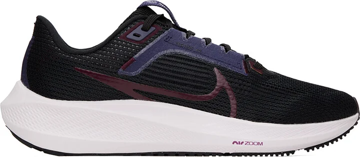 Nike Black & Pink Pegasus 40 Sneakers
