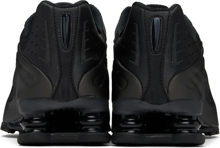 Nike Black Shox R4 Sneakers - Image 2
