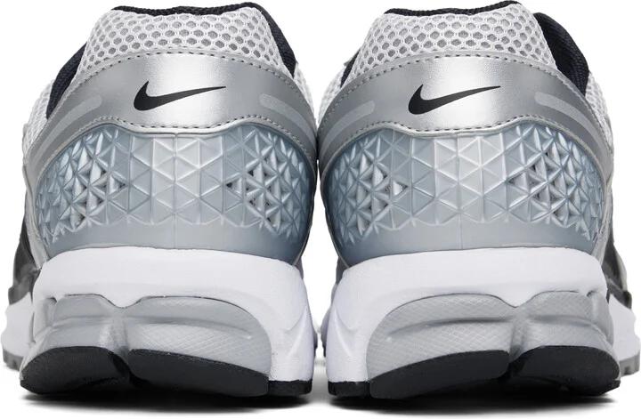 Nike Black & Silver Zoom Vomero 5 Sneakers - Image 2