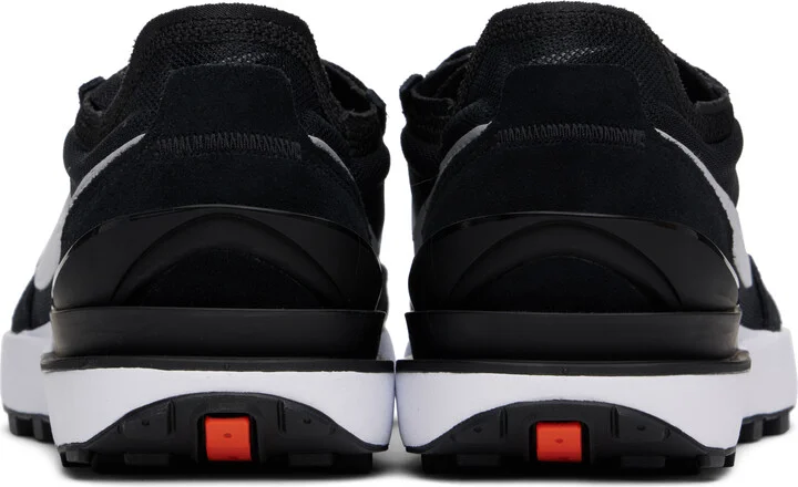 Nike Black Waffle One Sneakers - Image 2