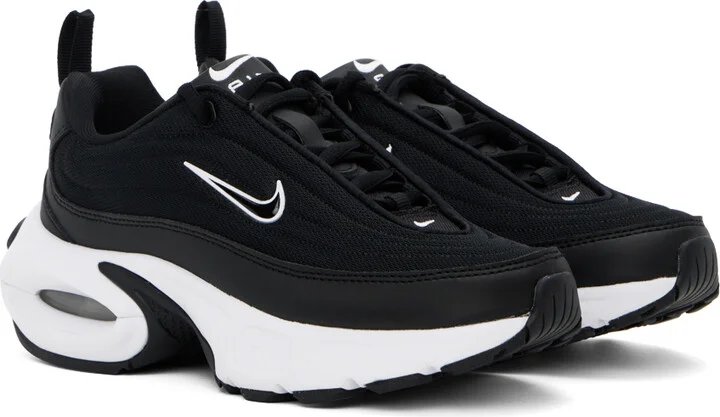 Nike Black & White Air Max Portal Sneakers - Image 4