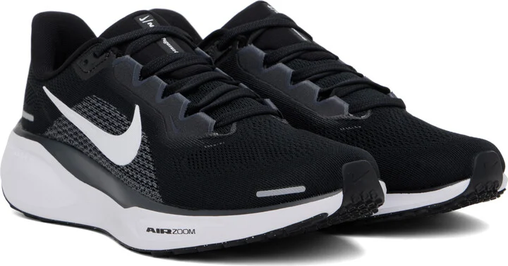 Nike Black & White Air Zoom Pegasus 41 Sneakers - Image 4