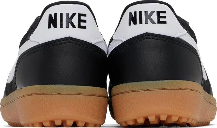 Nike Black & White Field General Sneakers - Image 2