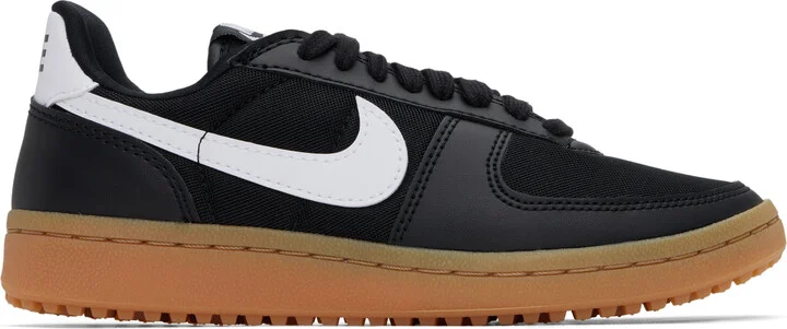 Nike Black & White Field General Sneakers