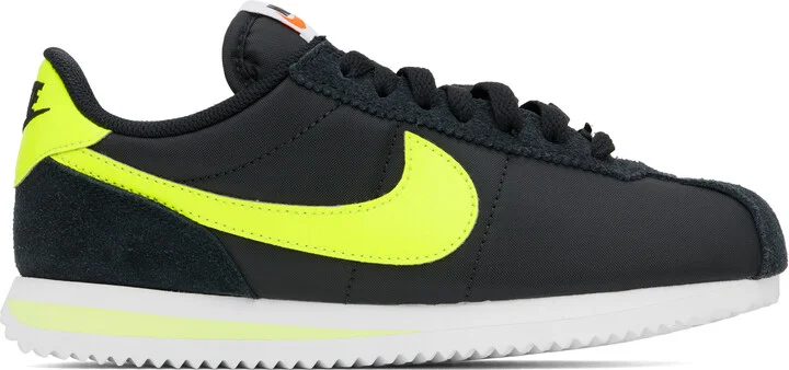 Nike Black & Yellow Cortez Sneakers