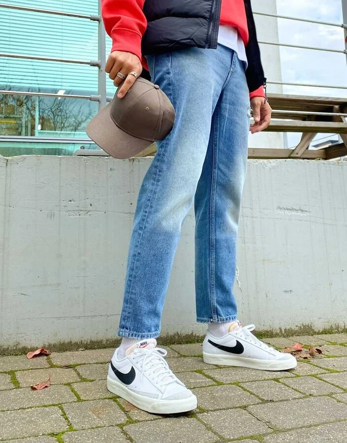 Nike Blazer Low '77 VNTG sneakers in white/black - Image 2