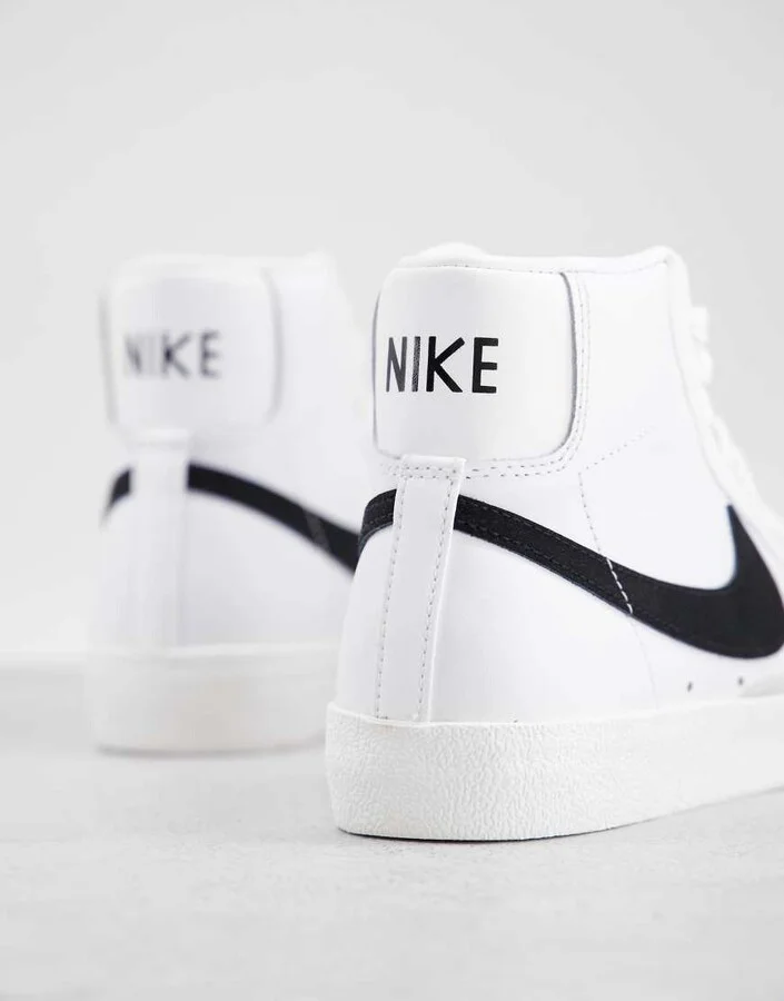 Nike Blazer Mid '77 sneakers in white - Image 4