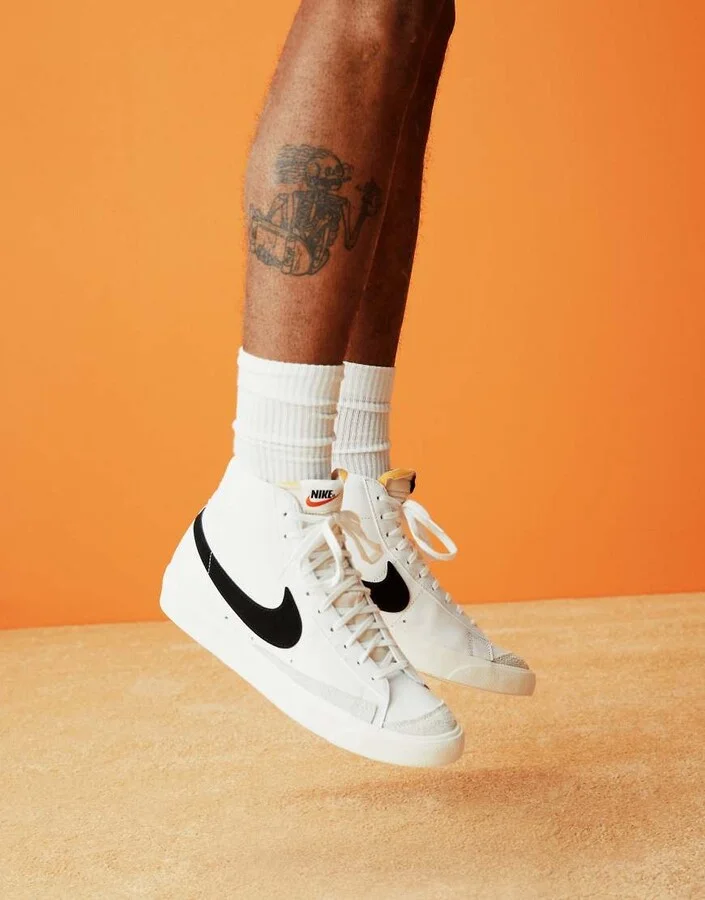 Nike Blazer Mid '77 Vintage sneakers in white - Image 3