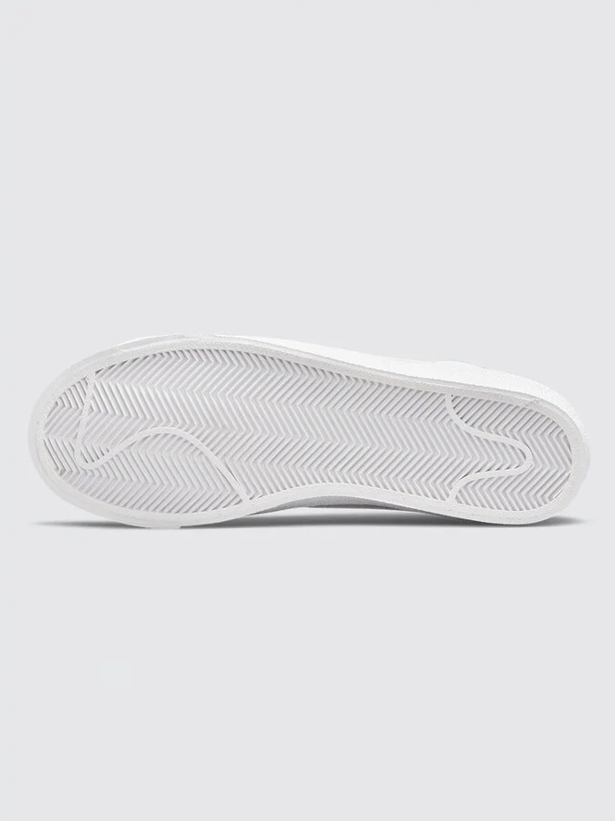 Nike Blazer Mid '77 Vintage - White/White-White-Black - Image 7