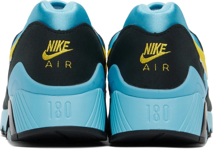 Nike Blue & Black Air Max 180 Sneakers - Image 2