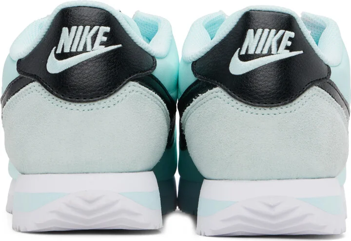 Nike Blue Cortez Textile Sneakers - Image 2