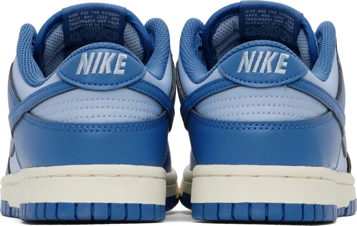 Nike Blue Nike Dunk Low Sneakers - Image 2