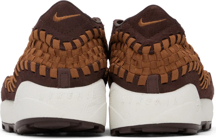Nike Brown Air Footscape Woven Sneakers - Image 2